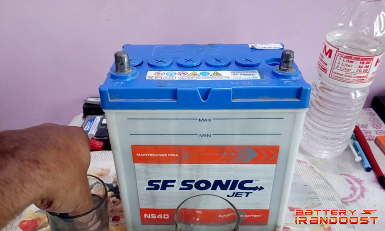 طرز تهیه آب باتری ماشین